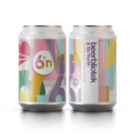 Two cans of Better late than never a New England IPA brewed by Swedish Craft brewery in collaboration with Scottish Craft Brewery Six degrees North in Gothenburg.