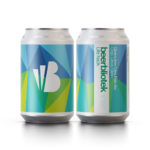 Can packshots of TLife hack, a Gluten free Citra Pale Ale brewed by Swedish Craft Brewery Beerbliotek at the Kungssten brewery in Gothenburg.