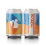Can packshots of Take a run at the Sun, a Hazy IPA brewed by Swedish Craft Brewery Beerbliotek at the Kungssten brewery in Gothenburg.