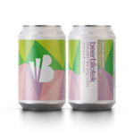 Two cans of She said I like long walks and sci-fi movies, a New England IPA brewed by Swedish Craft Brewery Beerbliotek at their Kungssten brewery in Gothenburg.