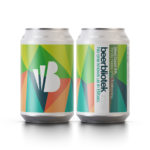Two cans of No one knows us in Bilbao, a West Coast IPA brewed by Swedish Craft Beer Brewery Beerbliotek at their Kungssten brewery in Gothenburg.