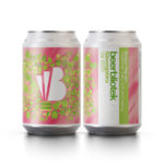 Two cans of Säsongsbärs Vår 2023 the Belgian Pale Ale brewed by Swedish Craft Brewery Beerbliotek at their Kungssten brewery in Gothenburg.